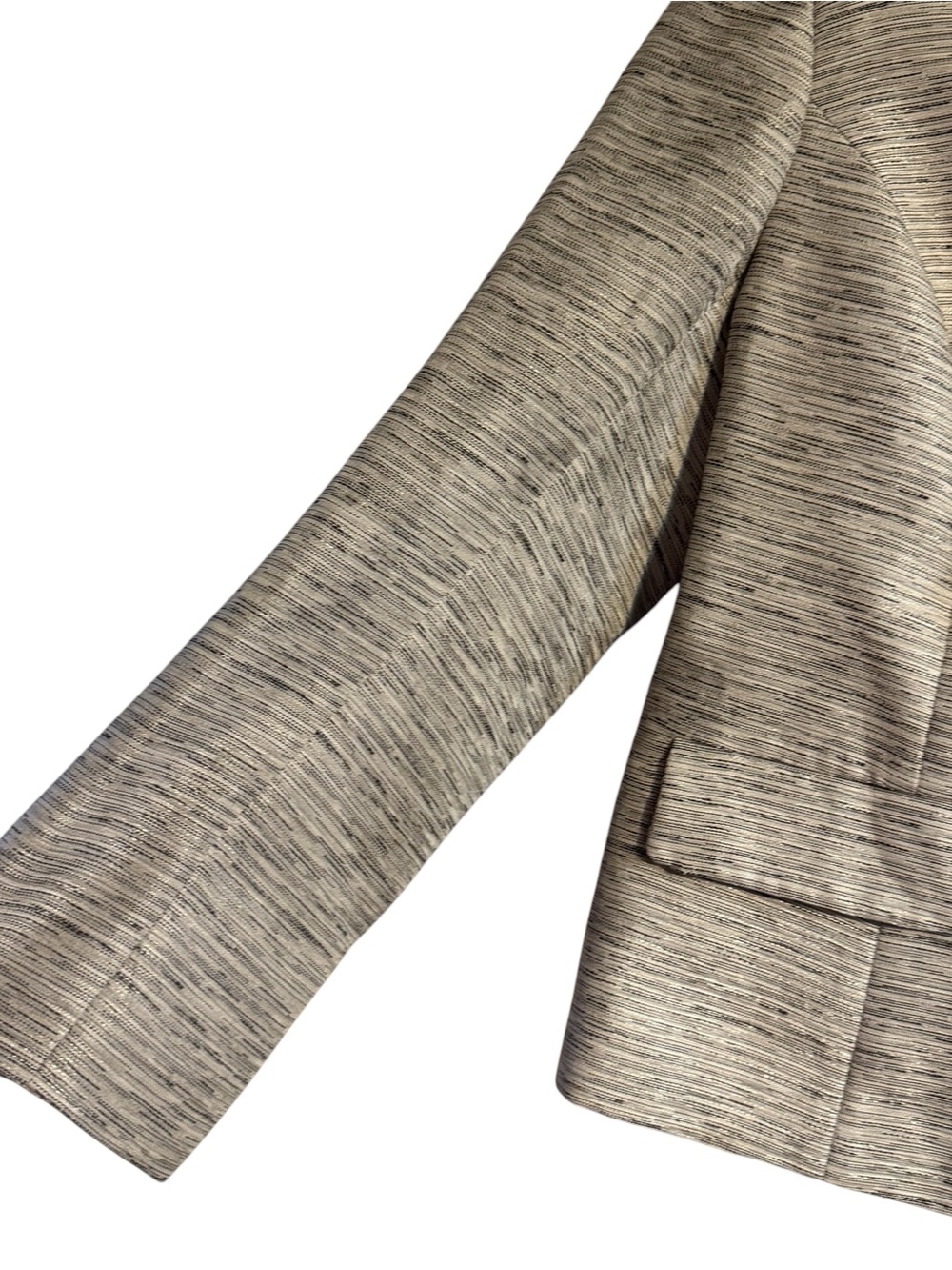 NWT  RET: $90   Jones Studio Gray Tweed Button-Front Blazer SIZE: 16W    #CL - Picture 3 of 9